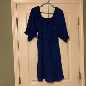 Royal blue dress